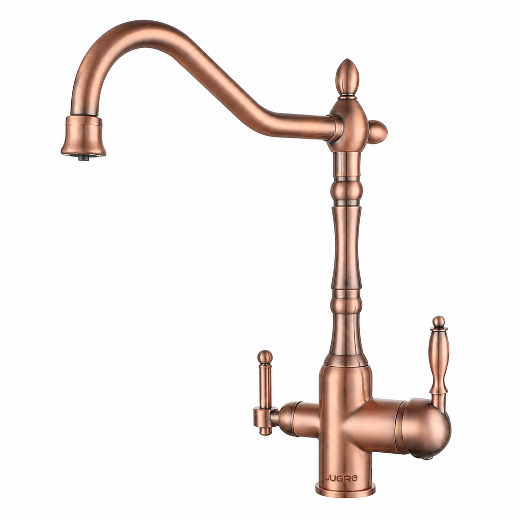JUGRE Antique Copper 3-Way Kitchen Faucet – JUGRE Official Store