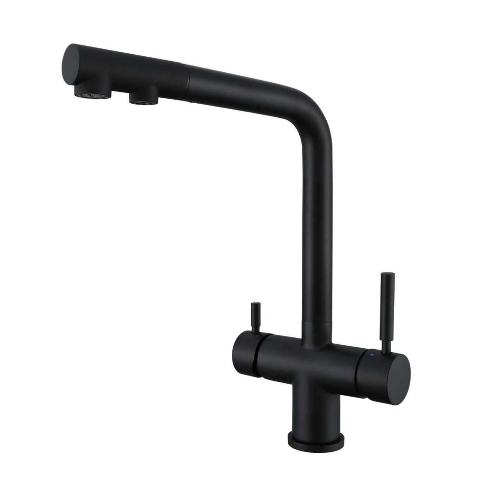4 Way Pull-Out Kitchen Tap-black