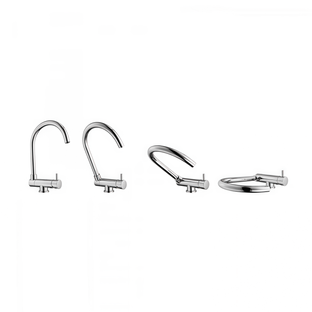 3 Way Folding Kitchen Mixer Tap-1