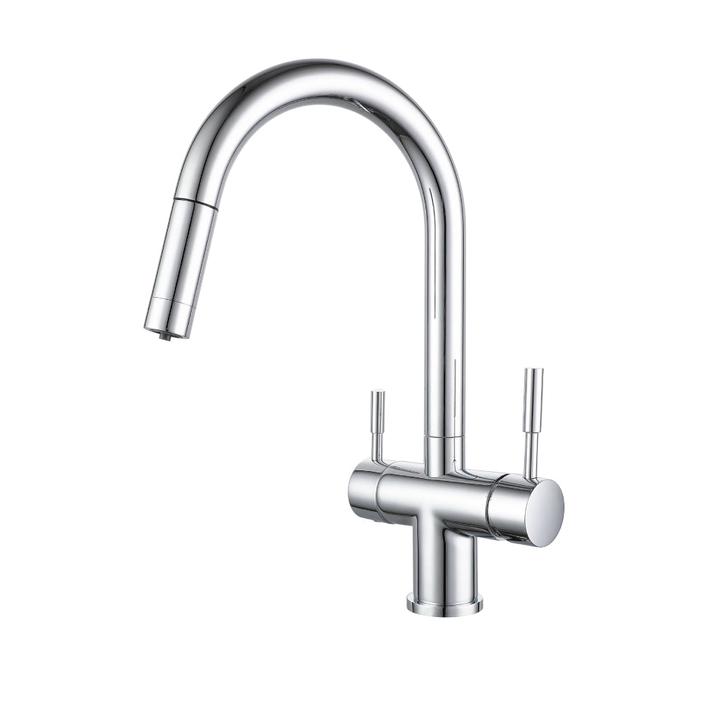 3 Way Kitchen Tap with Pull Out Hose