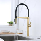 Stainless Steel Magnetic Docking Pull Out Sprayer 3-Way Mixer Tap