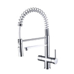 3 Way Water Filter Mixer Tap With Pull Out Spout