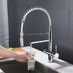 3 Way Water Filter Mixer Tap With Pull Out Spout 01
