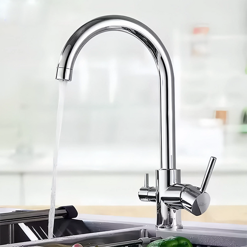3 way tap kitchen mixer tap with filtered water lever-01