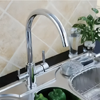 3 way tap kitchen mixer tap with filtered water lever-05