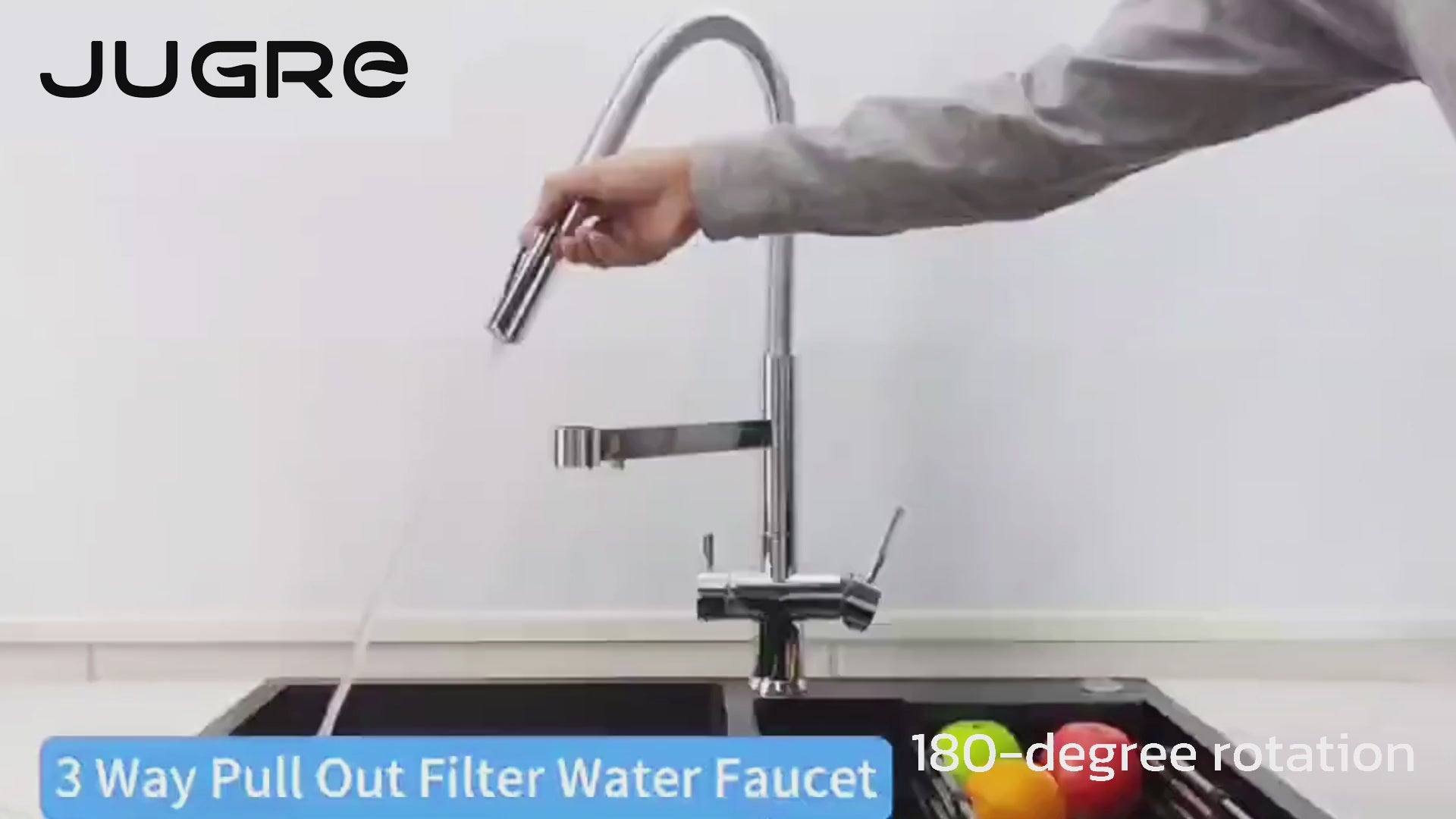 JUGRE transparent logo product video